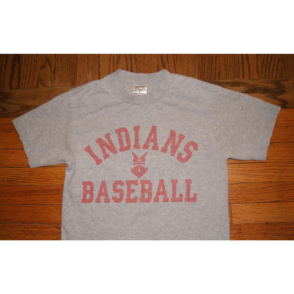 Vintage Y2K Indianapolis Indians Baseball Grey Small TShirt Spell Out Milb - Picture 1 of 7